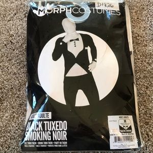 Black Tuxedo Morphsuit Halloween Costume size Medium